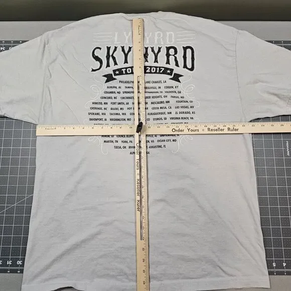 Lynyrd Skynyrd Tshirt XL Band Music Classic Rock Tour Concert 2017 Southern - Picture 6 of 9